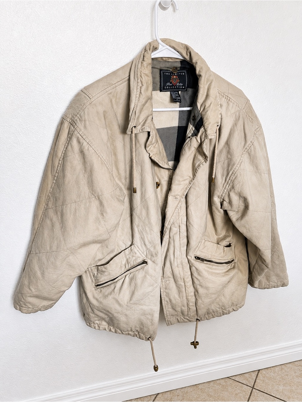 Classic The Limited Finest Quality Collection Canvas Jacket Men’s Flannel Lined